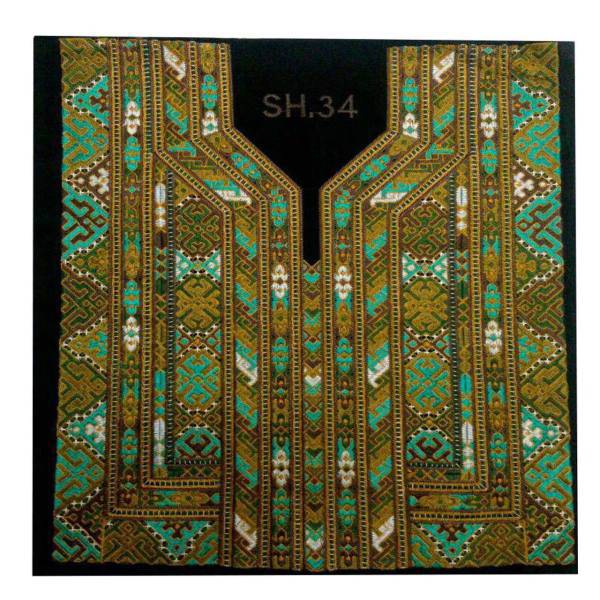 ست سوزن دوزی بلوچ مدل شبنا کد205، Shabna Balooch Needle Work Set Cover 205