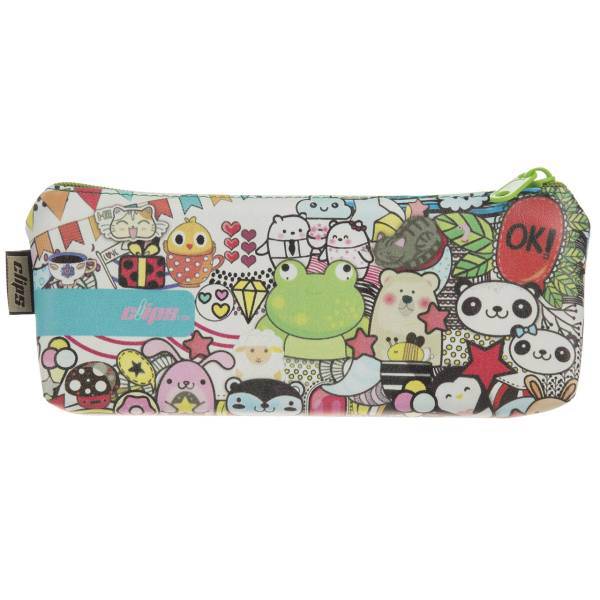 جامدادی کلیپس طرح مهمانی حیوانات، Clips Animals Party Pencil Case