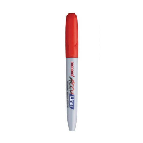 ماژیک مونامی مدل Accu Liner Fine، Monami Accu Liner x-Fine Red Permanent Marker