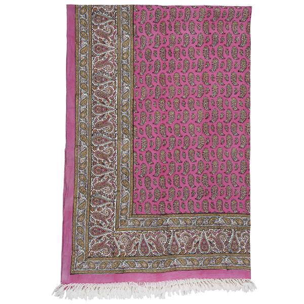 سفره قلمکار ممتاز اثر عطریان طرح 2 سایز 135 × 200 سانتی متر