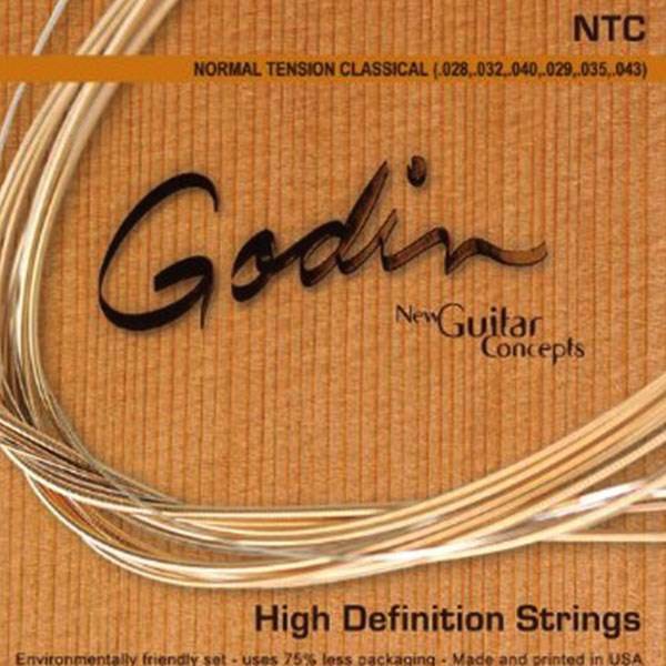 سیم گیتار کلاسیک گودین مدل NTC، Godin NTC Nylon Classical Guitar Strings