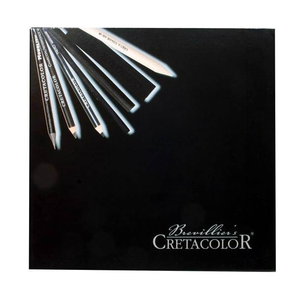 ست طراحی مشکی کرتاکالر مدل 46040، Cretacolor 46040 Black Box Charcoal Drawing Set