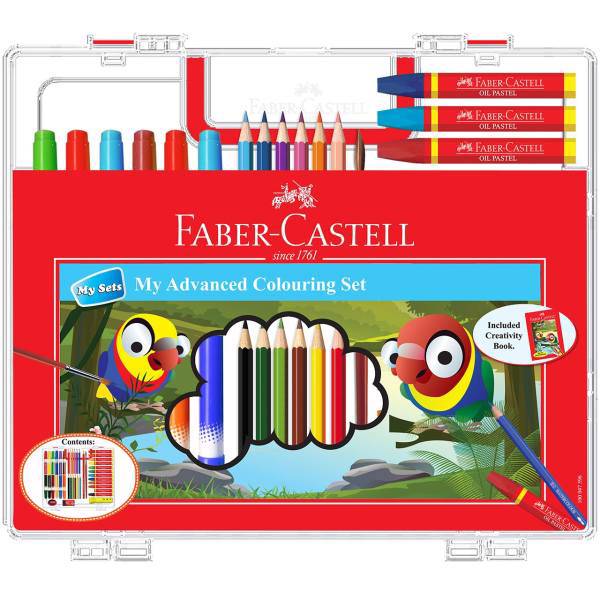 بسته رنگ آمیزی فابر کاستل مدل My Advanced Colouring، Faber Castell My Advanced Colouring Set