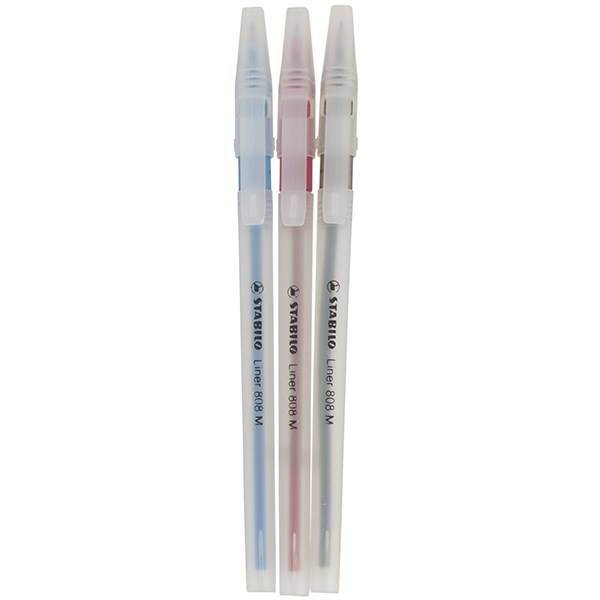 خودکار 3 رنگ استابیلو مدل لاینر808، Stabilo Liner 808 3 Color Pen