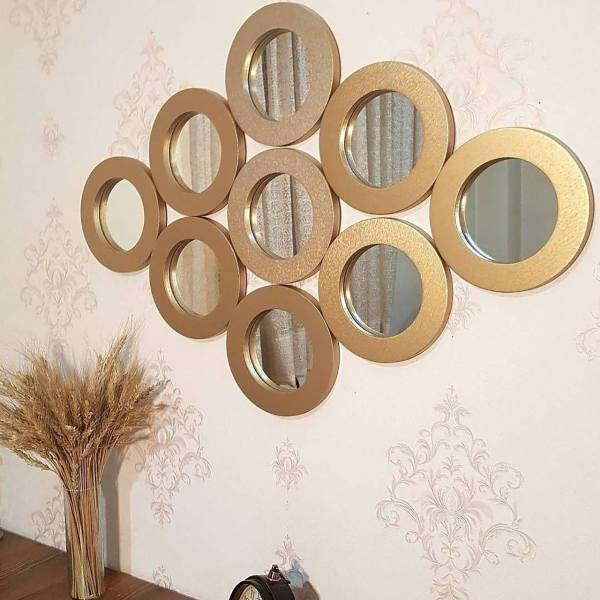 آینه دکوراتیو دکو گیوا مدل G20 مجموعه 9 تکه، Decogiva G20 Decorative Mirror Set 9 Pieces