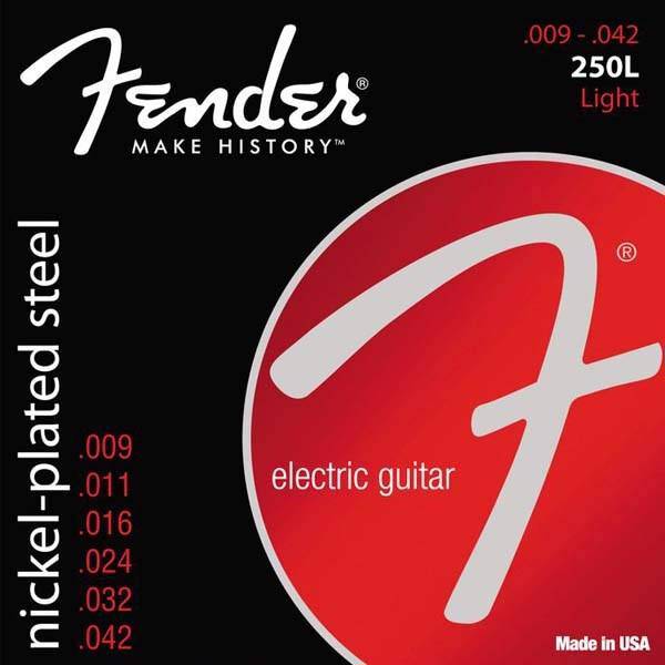 ست 3 عددی سیم گیتار الکتریک فندر مدل 250L 0730250309، Fender 250L 0730250309 Electric Guitar String