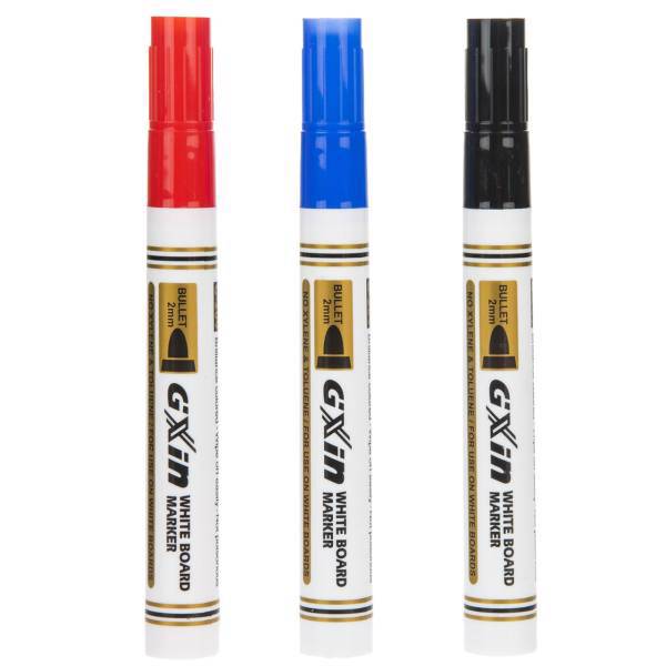 ماژیک وایت برد 3 رنگ جیکسین کد G-209، Gxin 3 Color Whiteboard Marker Code G-209