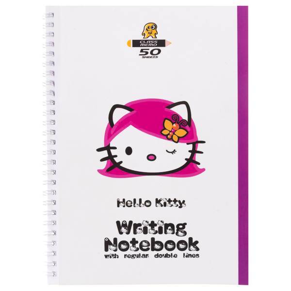 دفتر زبان کلاس ممو طرح کیتی، Classmemo Kitty Design English Notebook