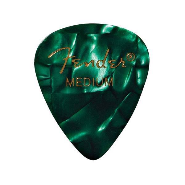 پیک گیتار الکتریک فندر مدل پرمیوم سلولوید مدیوم بسته‌ی 12 عددی، Fender 351 Shape Premium Celluloid 0980351871 Pick