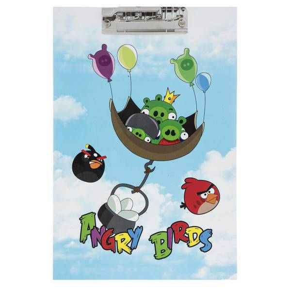 تخته شاسی آوای تحریر مدل Angry Birds A2 سایز A4، Avaye Tahrir Angry Birds A2 Sketch Board Size A4