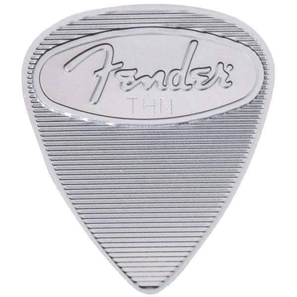 بسته 4 عددی پیک گیتار فندر مدل 0982351700 Stainless Steel Thin، fender 0982351700 Stainless Steel Thin Pick