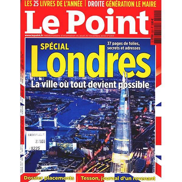 مجله پوینت - بیستم نوامبر 2014، Le Point Magazine - 20 November 2014