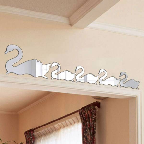 آینه پلکسی گلس دکو وسنا مدل P2006 پنج تکه، Deco Vasna P2006 Plexiglas Mirror 5 pieces