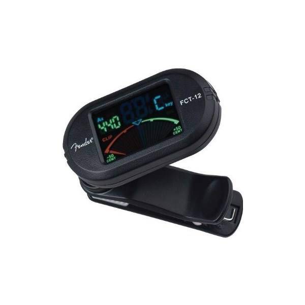 تیونر کروماتیک گیره‌ای فندر مدل FCT-12، Fender FCT-12 Color Clip-on Choromatic Tuner