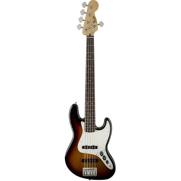 گیتار باس 5 سیم فندر مدل Standard Jazz Bass V RW Brown Sunburst، Fender Standard Jazz Bass V RW Brown Sunburst 5-String Bass Guitar