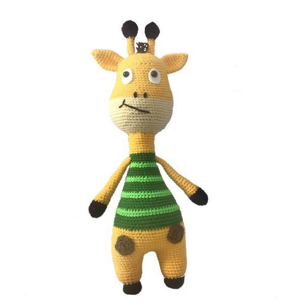 عروسک بافتنی گالری نایس مدل زرافه، Giraffe doll 40 centimeters