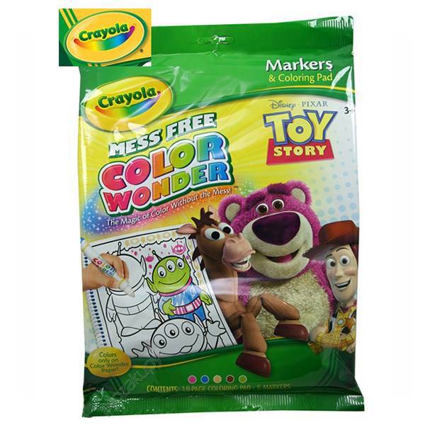 بسته رنگ آمیزی کرایولا سری Color Wonder مدل Toy Story 3، Crayola Color Wonder Toy Story 3 Painting Pack