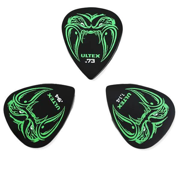 پک 3 تایی پیک گیتار دانلوپ مدل Black Fang Hetfield 0.73mm، Dunlop PH1120 Black Fang Hetfield 0.73mm 3 Guitar Picks