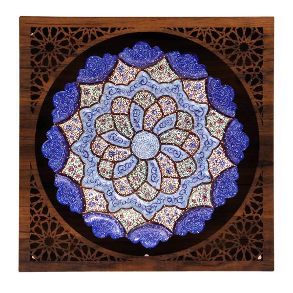 بشقاب مینا کاری چیتساز کد Dmt4