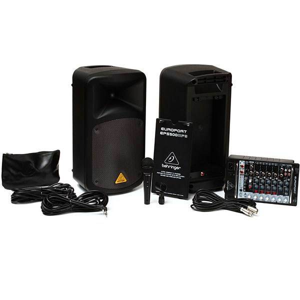 پکیج صوتی اجرای زنده بهرینگر مدل EPS500MP3، BEHRINGER EUROPORT EPS500MP3