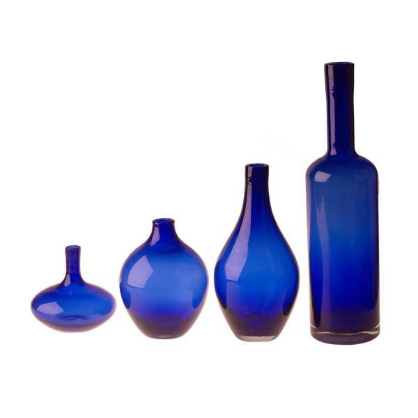 بطری شیشه ای باتیک مدل B2-3770 مجموعه چهار عددی، Batik B2-3770 Glass Bottle 4 Pieces Set