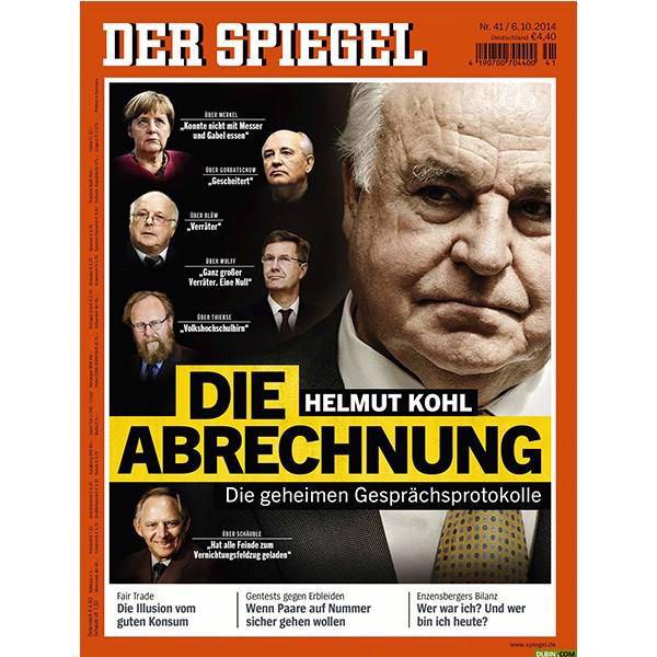 مجله Der Spiegle - اکتبر 2014، Der Spiegl October - 2014 Magazine