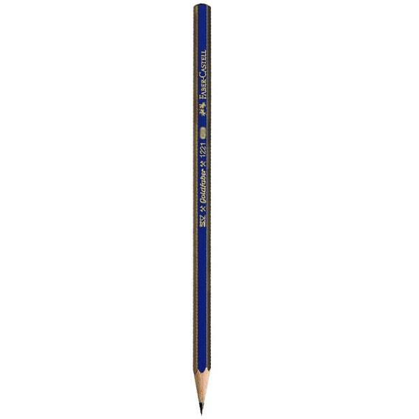 مداد مشکی فابر کاستل مدل گلدفابر، Faber-Castell Goldfaber Black Pencil