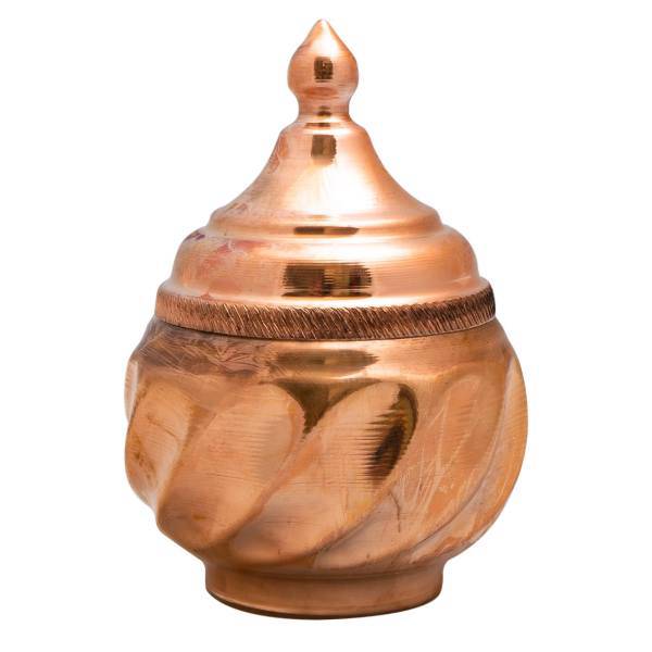 قندان مسی آرت گالری مدل مارپیچ کد 24