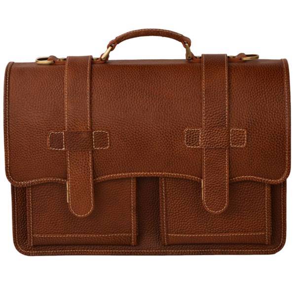 کیف اداری چرم طبیعی کهن چرم مدل L92، Kohan Charm L92 Leather Briefcase