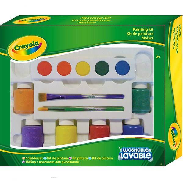 بسته رنگ آمیزی کرایولا کد 12645، Crayola 12645 Painting Kit Stationery Bundle