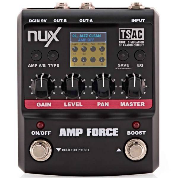 پدال افکت گیتار ان یو ایکس مدل Amp Force، NUX Amp Force Pedal For Guitar