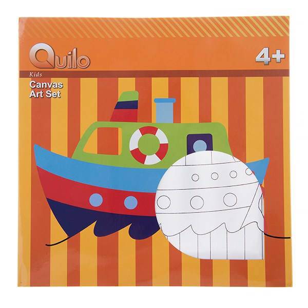 بسته رنگ آمیزی کوییلو کد 450024 طرح 3، Quilo 450024 Stationery Bundle Type 3