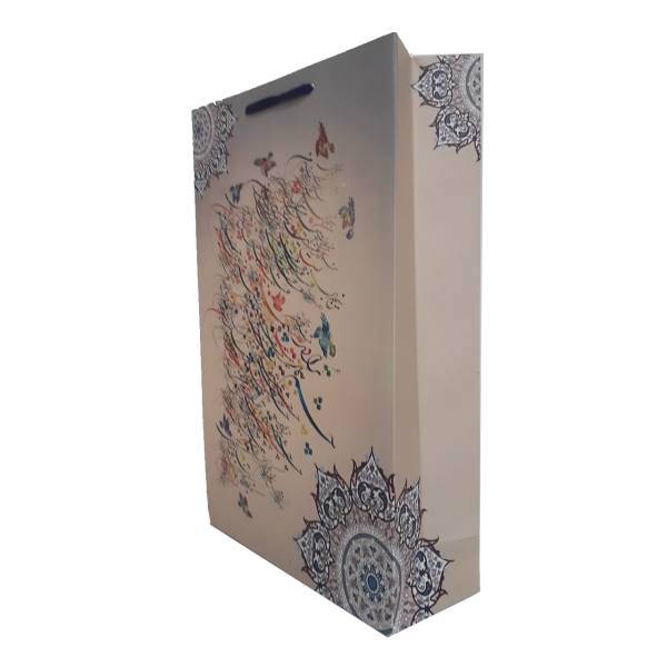 پاکت هدیه عمودی طرح خوشنویسی