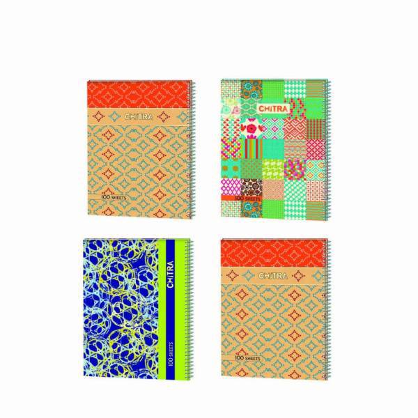 دفتر مشق چیترا مجموعه 4 عددی، Chitra Homework Notebook Set 4 Pcs