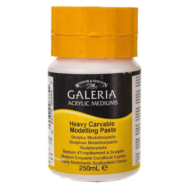 خمیر برجسته سازی غلیظ وینزور مدل Galeria حجم 250 میلی لیتر، Winsor Galeria Heavy Carvable Modelling Paste 250ml