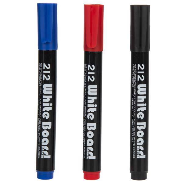 ماژیک وایت برد 3 رنگ جیکسین کد G-212، Gxin 3 Color Whiteboard Marker Code G-212