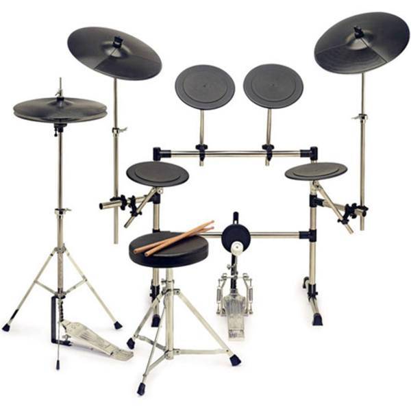 ست 8 تکه درامز پد تمرینی استگ مدل TDS-8R، Stagg TDS-8R Drum Pad Practice Set