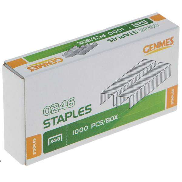 سوزن منگنه جنمس کد 0246 بسته 1000 عددی، Genmes 0246 Staple Pack of 1000