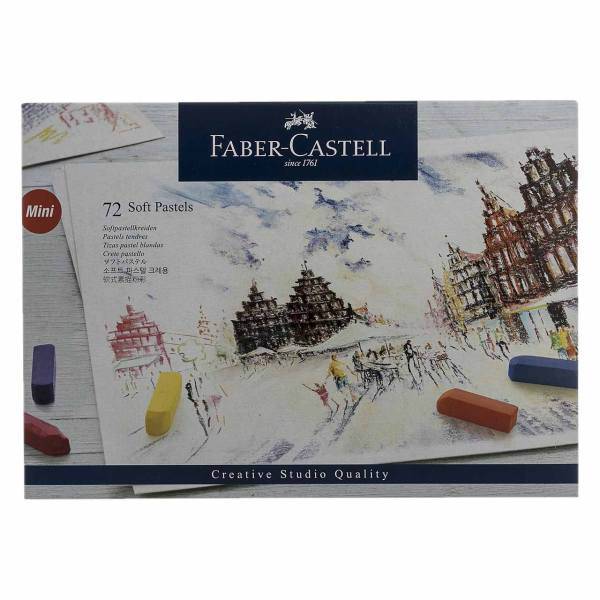 پاستل گچی 72 رنگ فابر-کاستل سری Creative Studi مدل Studio Quality، Faber-Castell Studio Quality Creative Studio Series 72 Color Pastel Crayon