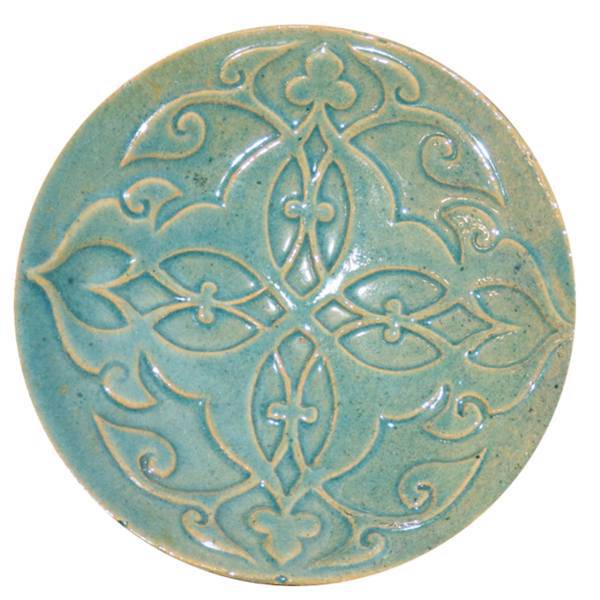 بشقاب سفالی پخش بهار مدل 002 طرح نقوش فرش