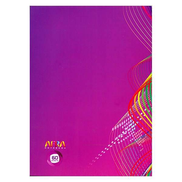 دفتر افرا 60 برگ طرح 10، Afra 60 Sheets Notebook Type 10