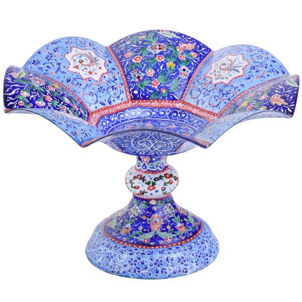 شکلات خوری مسی میناکاری طرح شکوفه مدل 00-07