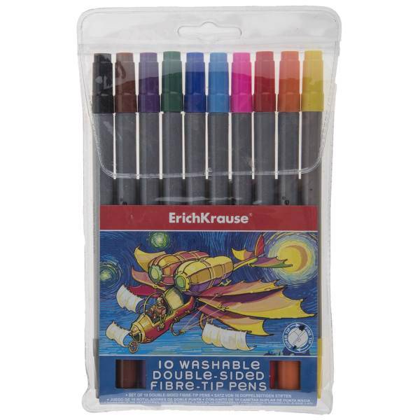 ماژیک 10 رنگ اریک کراوزه مدل EK-33054، ErichKrause EK-33054 10 Color Marker