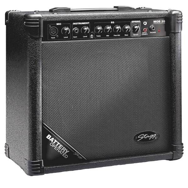 آمپلی فایر شارژی گیتار استگ مدل MOB20، Stagg MOB20 Chargable Guitar Amplifier