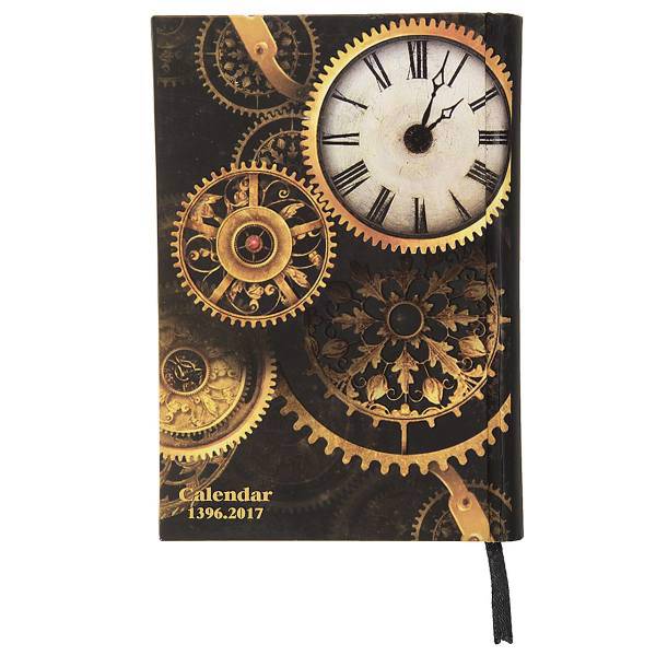 سالنامه پالتویی 1396 کلیپس طرح ساعت 1، Clock Design 1 Pocket Calendar