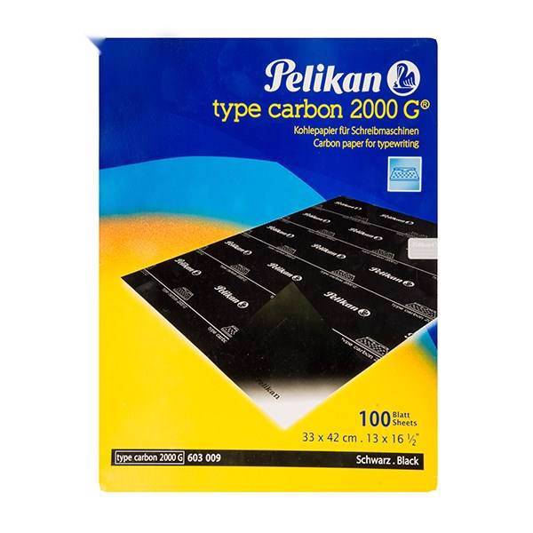 کاغذ کاربن پلیکان مدل 2000G سایز A3 بسته 100 عددی، Pelikan Type Carbon 2000 G Size A3 Pack of 100