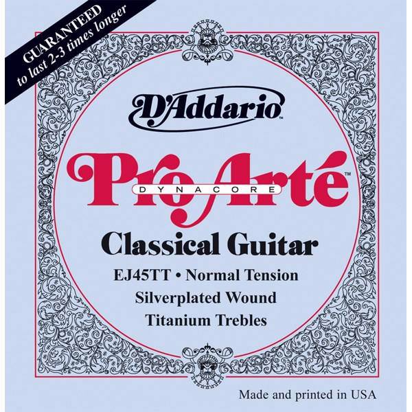 سیم گیتار کلاسیک داداریو مدل EJ45TT، DAddario EJ45TT Classical Guitar String