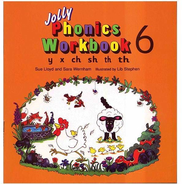 کتاب زبان Jolly Phonics Workbook 6