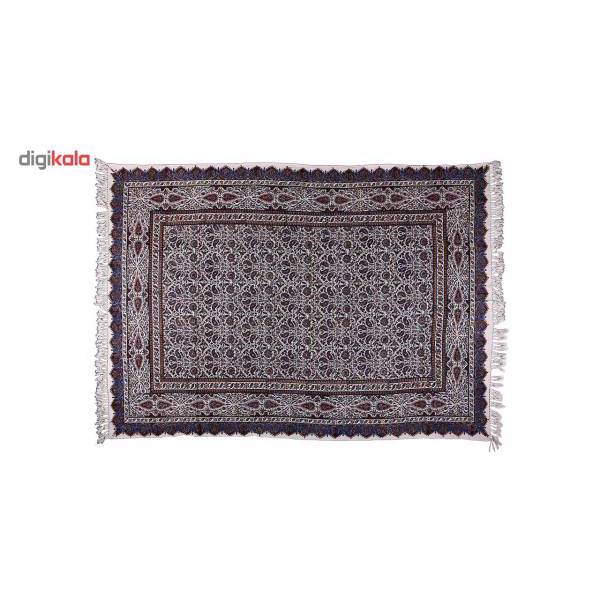 رومیزی قلمکار ممتاز نرگس‌ خانی طرح بته 4تکه مدل 02-01 سایز 150 × 100