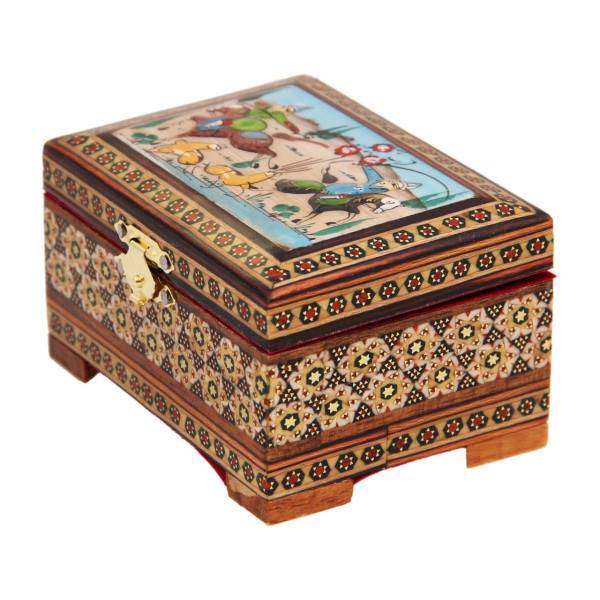 جعبه جواهرات خاتم کاری مارک اخوان مارکت لند MKH222